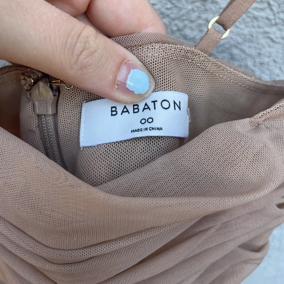 Aritzia Babaton Fabian Luxor Dress in Clay Mask NWT! New With Tags! - Picture 6 of 6